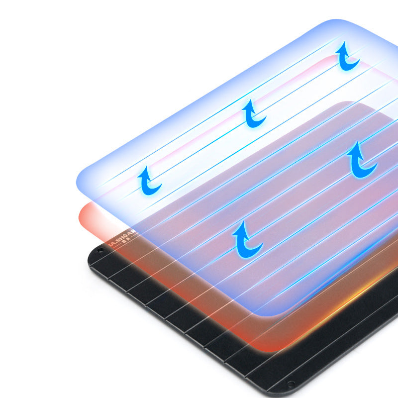Defrosting tray for household use