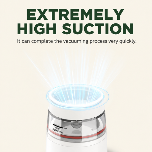 Powerful Suction. Surprisingly Quiet.