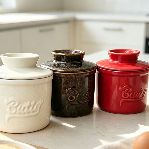 Ceramic butter dish