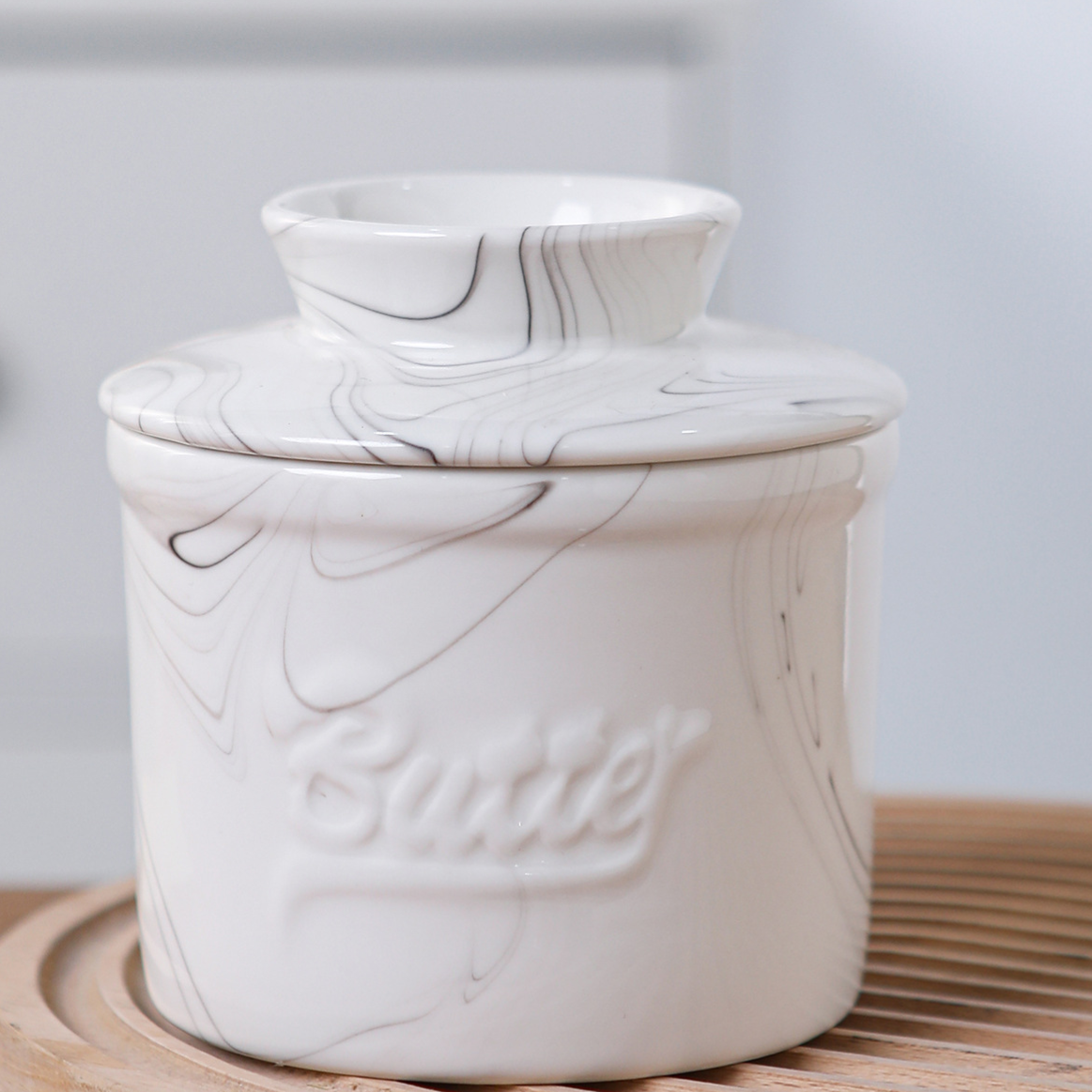 Ceramic butter dish