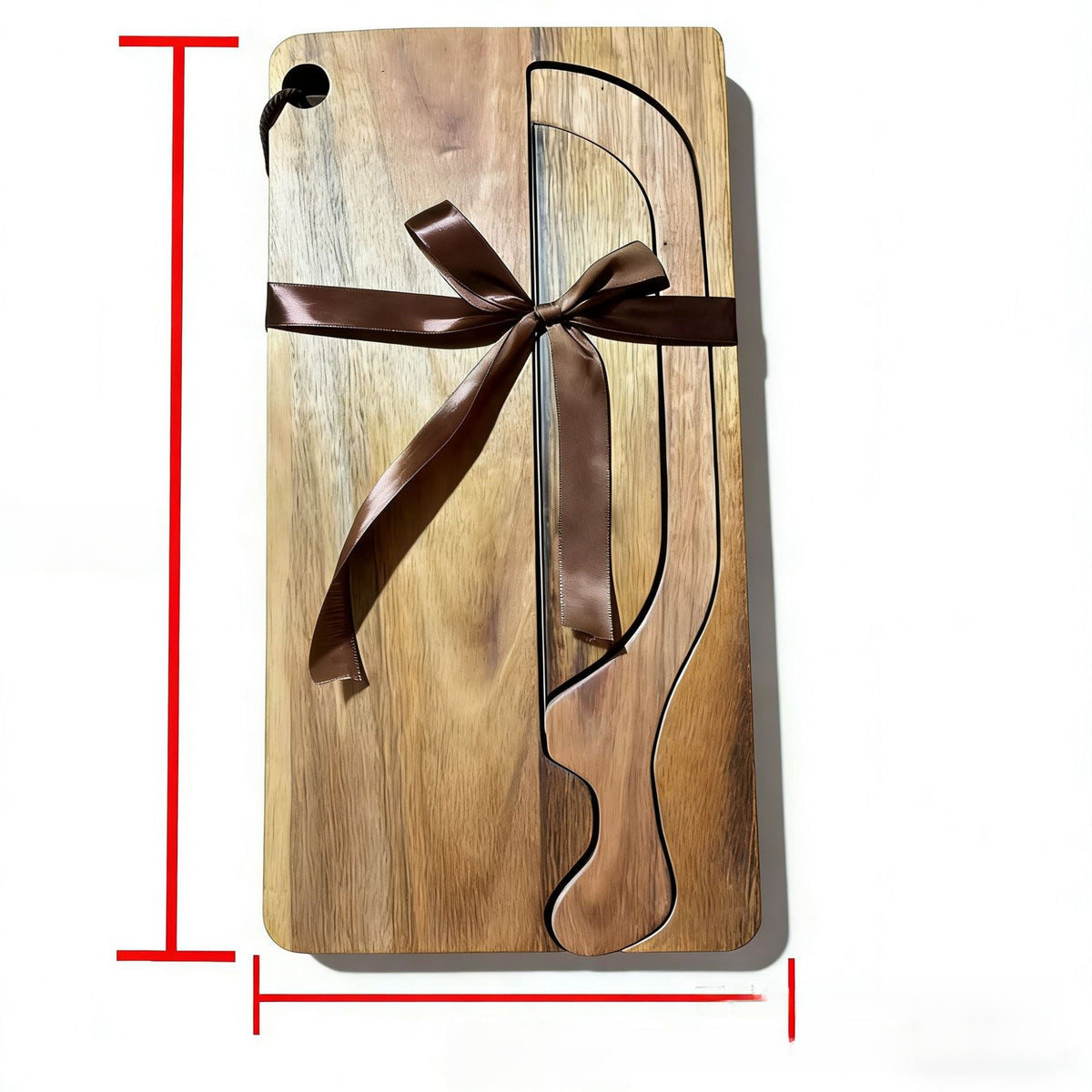 Wooden Bread Slicing Knife with Cutting Board