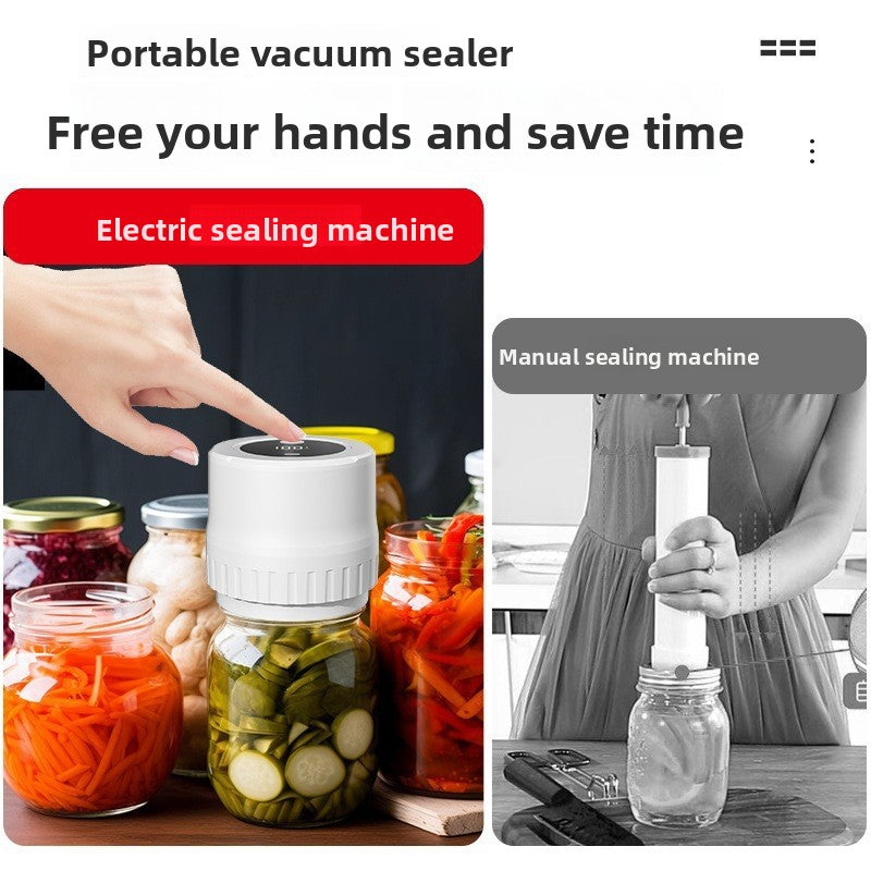 Electric Mason Jar Vacuum Sealer