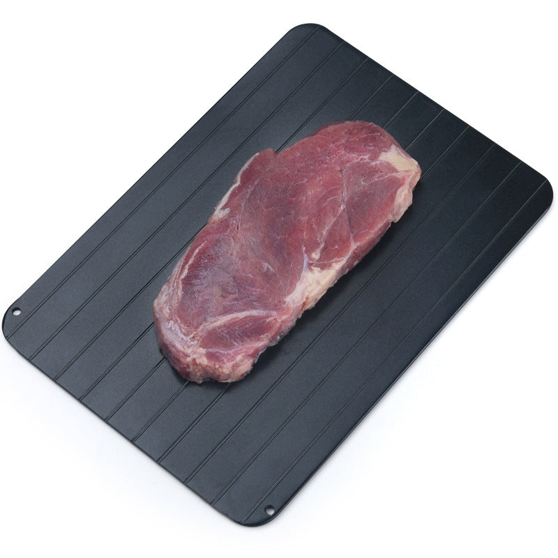 Defrosting tray for household use